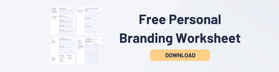 Get the Free Personal Branding Worksheet: Download Now