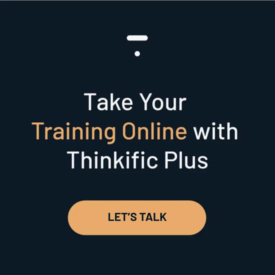 Take your training online with Thinkific